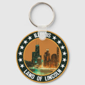 Illinois Sleutelhanger (Voorkant)