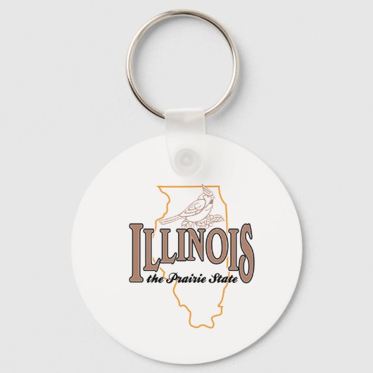 Illinois Sleutelhanger (Voorkant)