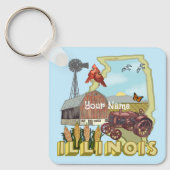 Illinois Sleutelhanger (Voorkant)