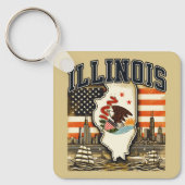 Illinois Sleutelhanger (Voorkant)