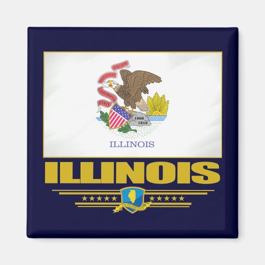 Illinois (SP) Magneet (Voorkant)