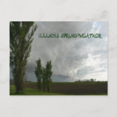 ILLINOIS SPRINGWEATHER BRIEFKAART (Voorkant)