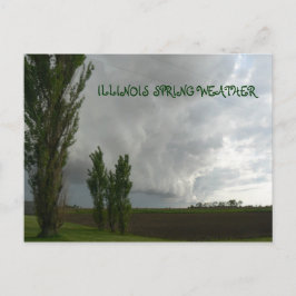 ILLINOIS SPRINGWEATHER BRIEFKAART