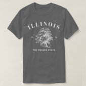 Illinois staat op Dark T-shirt (Design voorkant)