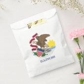 Illinois Staatsvlag Bedankzakje (Gezegeld)