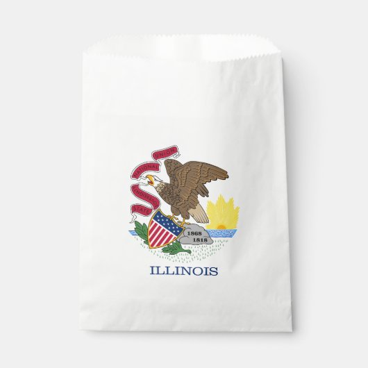 Illinois Staatsvlag Bedankzakje (Voorkant)