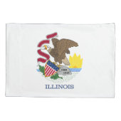 Illinois Staatsvlag Kussensloop (Achterkant)