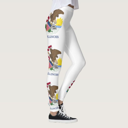 Illinois Staatsvlag Leggings (Rechts)