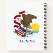 Illinois Staatsvlag Notitieboek (Achterkant)