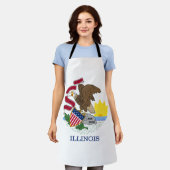 Illinois Staatsvlag Schort (Gedragen)