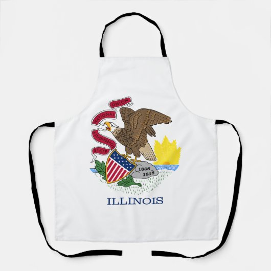 Illinois Staatsvlag Schort (Voorkant)