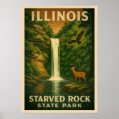 Illinois Starved Rock State Park V01 Poster (Voorkant)