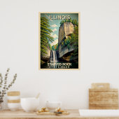 Illinois Starved Rock State Park V02 Poster (Keuken)