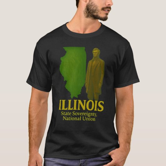 Illinois State Art T-Shirt... T-shirt (Voorkant)