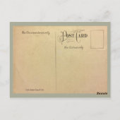 Illinois State Capital Building Postcard Briefkaart (Achterkant)