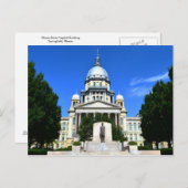 Illinois State Capitol Building, Springfield Briefkaart (Voorkant / Achterkant)