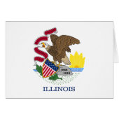 Illinois State Flag (Voorkant Horizontaal)