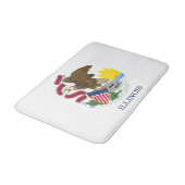 Illinois State Flag Badmat (Gekanteld)