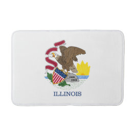 Illinois State Flag Badmat
