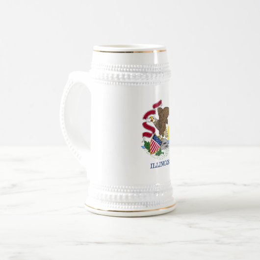 Illinois State Flag Bierpul (Voorkant links)