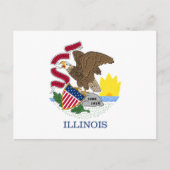Illinois State Flag Briefkaart (Voorkant)