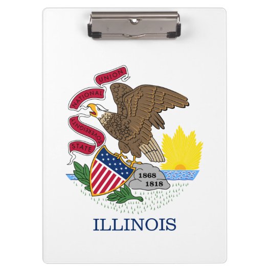 Illinois State Flag Klembord (Voorkant)