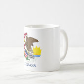 Illinois State Flag Koffiemok (Voorkant rechts)