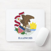 Illinois State Flag Muismat (Met muis)