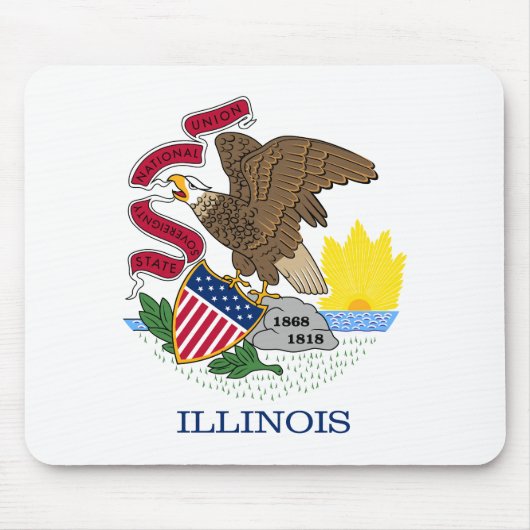 Illinois State Flag Muismat (Voorkant)