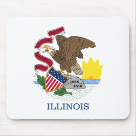 Illinois State Flag Muismat