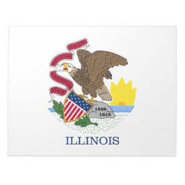 Illinois State Flag Notitieblok