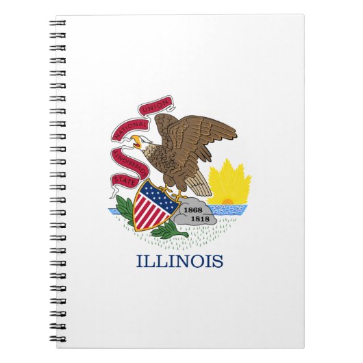 Illinois State Flag Notitieboek (Voorkant)