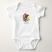 Illinois State Flag Romper (Voorkant)