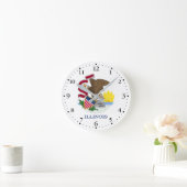 Illinois State Flag Ronde Klok (Huis)