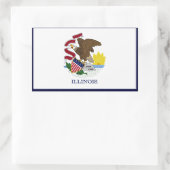 Illinois State Flag Sticker (Tas)