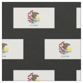 Illinois State Flag Stof (Close Up)