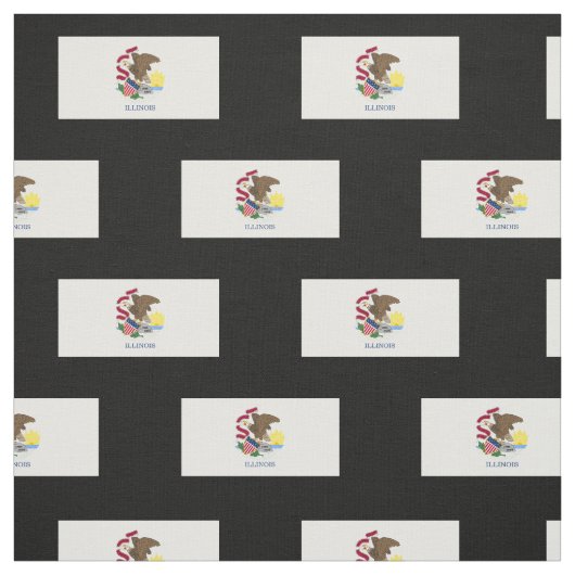Illinois State Flag Stof (Swatch)
