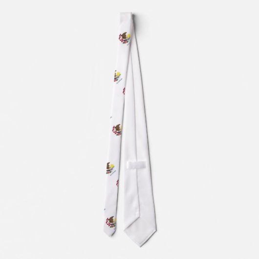 Illinois State Flag Stropdas (Achterkant)