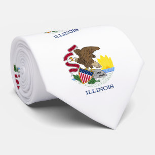 Illinois State Flag Stropdas