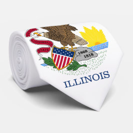 Illinois State Flag Stropdas