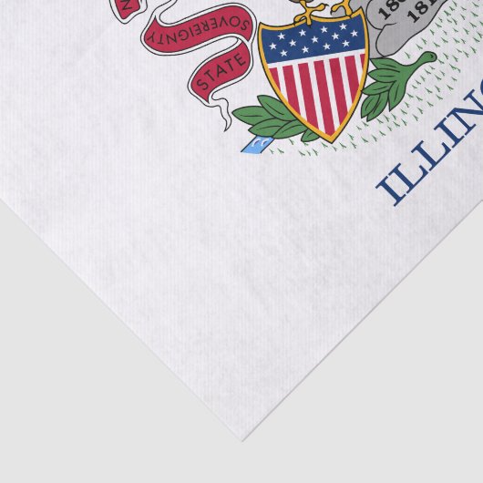 Illinois State Flag Tissuepapier (Detail)