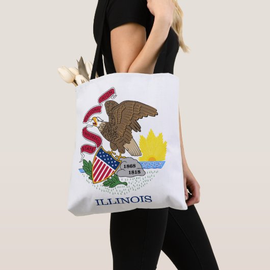 Illinois State Flag Tote Bag (Dichtbij)