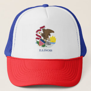 Illinois State Flag Trucker Pet