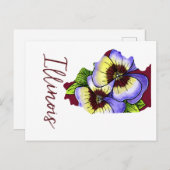 Illinois State Flower Briefkaart (Voorkant / Achterkant)