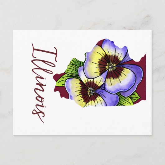 Illinois State Flower Briefkaart (Voorkant)