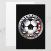 Illinois State Generation X American Soccer. Briefpapier (Voorkant / Achterkant)