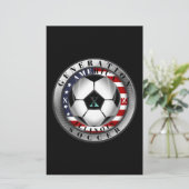 Illinois State Generation X American Soccer. Briefpapier (Staand voorkant)