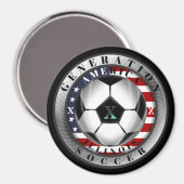 Illinois State Generation X American Soccer. Magneet (Voorkant / Achterkant)