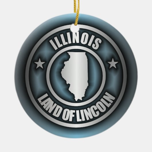 "Illinois Steel"-Ornamenten (B) Keramisch Ornament (Voorkant)