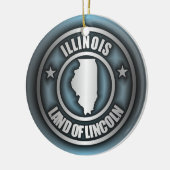 "Illinois Steel"-Ornamenten (B) Keramisch Ornament (Links)